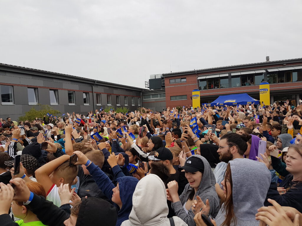 Antenne Bayern Pausenhofkonzert in der Realschule Wir waren auch